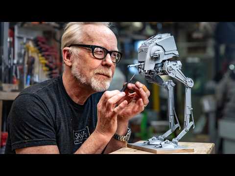 Adam Savage Stunned By This Star Wars AT-ST Garage Kit!