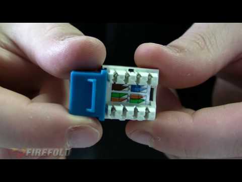 Networking 101: How To Punch Down Cat5/E/Cat6 Keystone Jack - FireFold