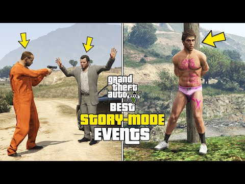 GTA 5 - Best Story Mode Events! (TOP 10)