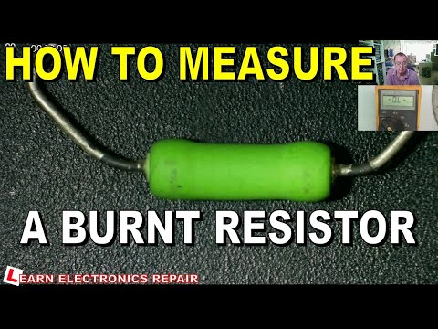 How To Find The Value Of A Burnt Open Circuit Unmarked Resistor