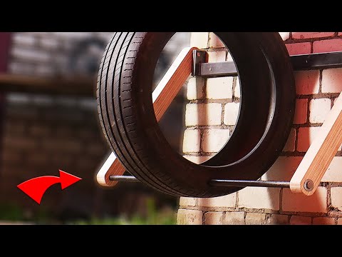 Powerful device using tires and metal pipe. Required in every workshop!