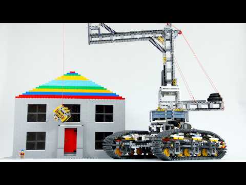 Destroying a LEGO House!