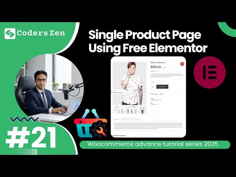 #21 custom single product page using Free elementor and Shopengine free plugin | Woocommerce 