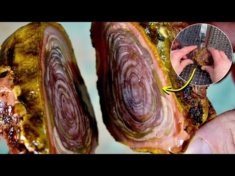 I used a 10” saw to cut ROYAL Imperial Jasper open