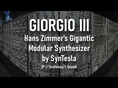 GIORGIO III, Hans Zimmer's monumental synthesiser manufactured by SynTesla