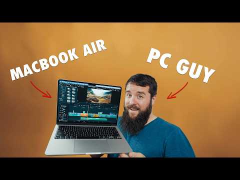 Lifetime PC Guy Reviews Macbook Air For Video Editing!