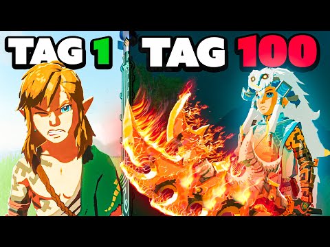 Ich habe 100 Tage in Zelda: Tears of the Kingdom Überlebt