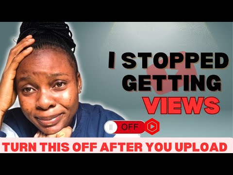 No subscriber No views turn this off now|2025 update