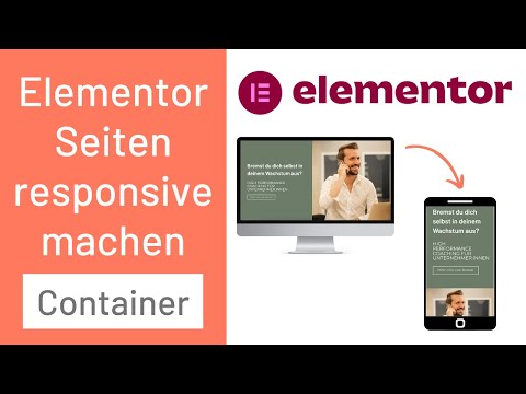 Elementor-Seiten responsive machen: So funktioniert’s [Flexbox Container]