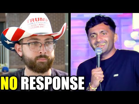 Comedian LAUGHS in MAGA Heckler's Face and Shuts Him DOWN