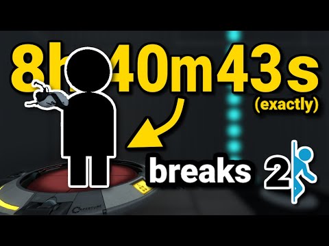 Standing on a Button for 8 Hours Breaks Portal 2