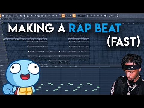 Making a simple Trap Beat (fast)┃FL STUDIO
