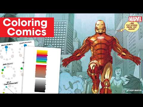 How Comics are Colored | Marvel’s the Art of Storytelling