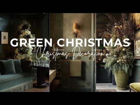 Creating GREEN Aesthetics At Home for CHRISTMAS | Christmas Decoration Ideas
