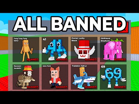 I Got EVERY BANNED Brainrot..