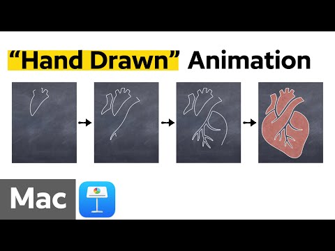Hand Drawn Animation Illusion with Keynote on Mac