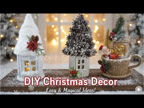 BUDGET-FRIENDLY NEW YEAR'S DECOR: 3 FANTASTIC HOUSE IDEAS! 💡 Cozy for next to nothing! 🏡