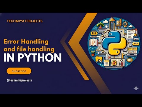 Python - Error Handling and file handling