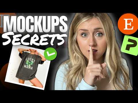 Create Mockups in MINUTES🔥Mock-up Tips to Make More $$$ on Etsy