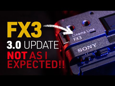 FX3 FIRMWARE 3.0: Is it a “CINEMA CAMERA” now??