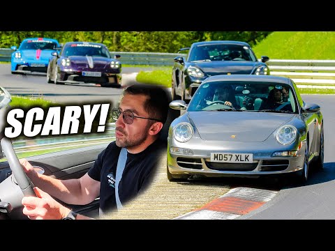 SKETCHY Moment in Porsche 997 S! // Nürburgring