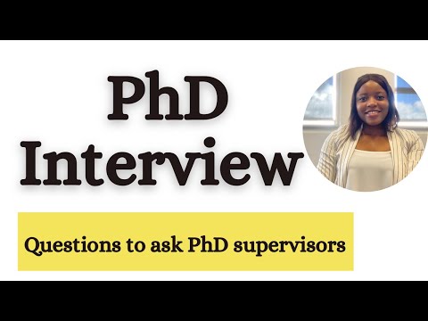 Questions to ask after a PhD interview | 10 questions to ask potential PhD supervisors (Part 2)
