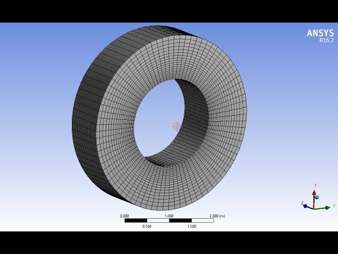 ✅ ANSYS MESHING - Hexahedral Mesh - Intermediate Tutorial 3 - Part 2/2