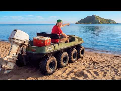 I Drove My Floating Tank to an Island *Amphibious*