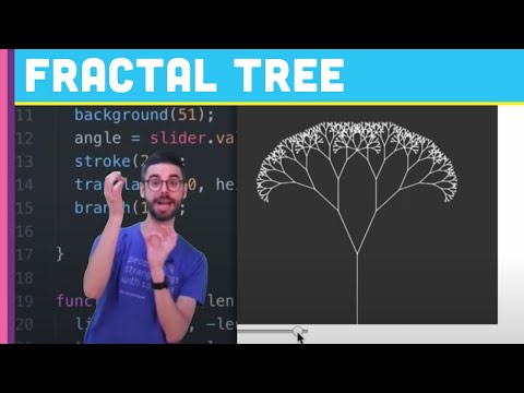 Coding Challenge 14: Fractal Trees - Recursive