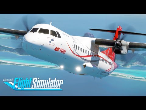 All NEW ATR 72-600 for MSFS in Bora Bora!
