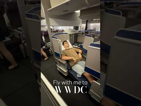 Fly with me to WWDC! #wwdc25 #apple