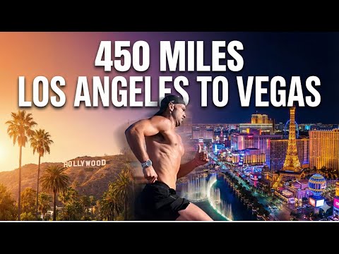 EXTREME 450 Mile Ultramarathon | Running from Los Angeles to Vegas