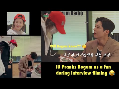 [ENG] Park Bo Gum gets PRANKED by IU - disguised as a staff. 3 missions- will he recognize her??