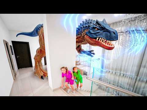 마법으로 살아난 공룡들! 집에서 대혼란 🦖🔥