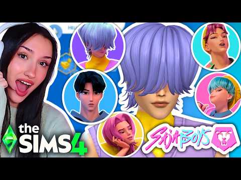 I made the SAJA BOYS in The Sims 4