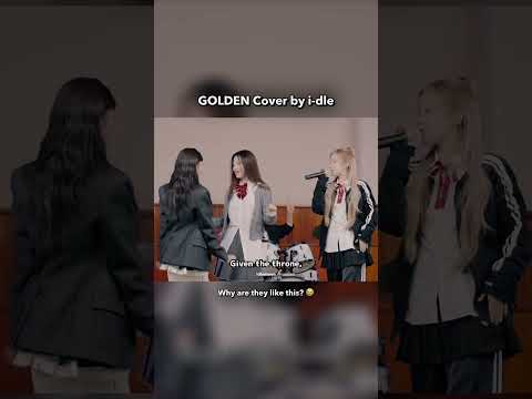 i-dle's unserious cover of Golden (HUNTR/X / KPDH) #idle #gidle #kpdh #golden #kpop
