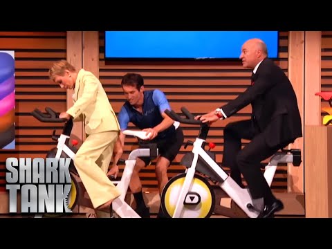 Shark Tank US | VSeat's Entrepreneurs Take The Sharks Cycling!