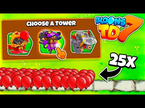 Can we beat the Rogue-like mod with 25x Bloons!? (Modded BTD 6)