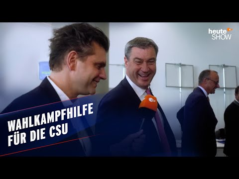 Lutz van der Horst auf der Suche nach Markus Söders Jugendsünden | heute-show vom 29.09.2023