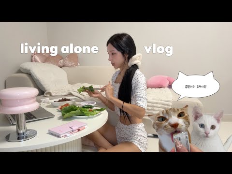 Jipsuni's 24-Hour Vlog🏠 What I ate, baked, and took care of my skin in a day