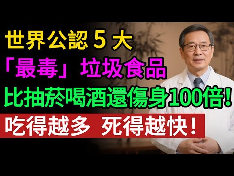 方便麵是「垃圾食品之王」？錯！醫生曝光 5 種「最毒清單」，第 5 種是一級致癌物 ，看完你再也不敢買 .