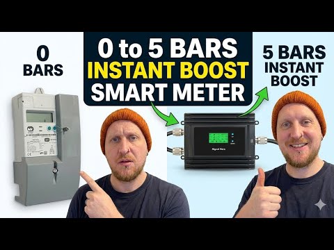 Irish customer installing Signal Hero smart meter booster - instant boost from 0 to 5 bars