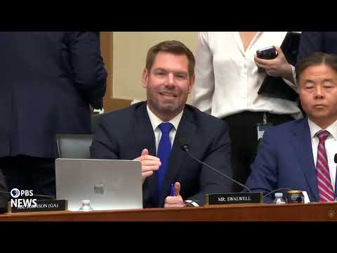 WATCH: Rep. Swalwell questions Attorney General Pam Bondi in oversight hearing