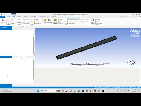 Heat anlysis in section pipes
