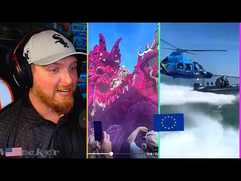 American Finds The Most Amazing Videos Coming Out of Europe.. 🎉🚨