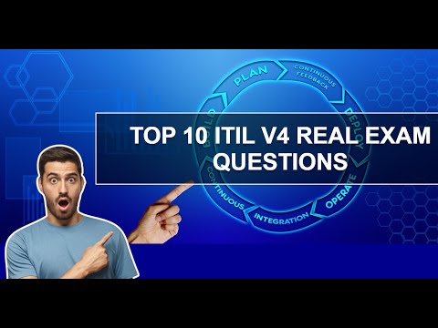 ITIL v4 Foundation Certification - Real Questions | 10 Test questions from the real examination.
