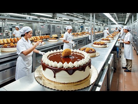 Inside a Modern Birthday Cakes Factory: From Wheat Grain to Packaged Birthday Cakes (Full Process)