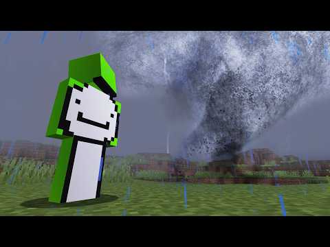 Minecraft, But A Massive Tornado Grows Every Minute...