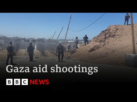 Guard at US-backed Gaza aid centres says colleagues fired on hungry Palestinian civilians | BBC News