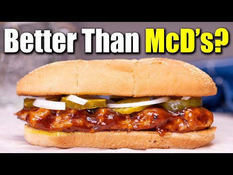 Homemade McRIB Sandwich | The Perfect Rib Burger Recipe